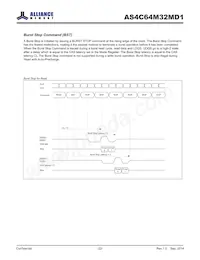 AS4C64M32MD1-5BINTR Datasheet Pagina 22