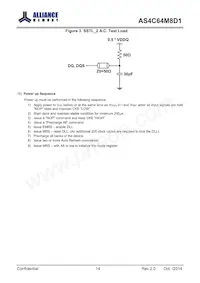 AS4C64M8D1-5TINTR Datasheet Pagina 15