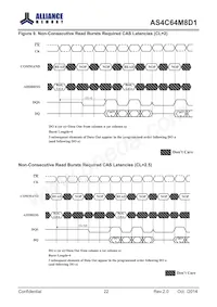 AS4C64M8D1-5TINTR Datenblatt Seite 23