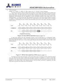 AS4C8M16SA-6BANTR Datasheet Page 11