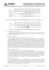 AS4C8M32SA-7BCN Datasheet Pagina 17