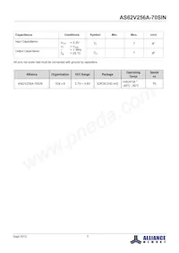 AS62V256A-70SINTR Datasheet Page 7