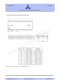 AS6C1008-55BIN Datasheet Page 9