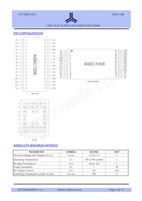 AS6C1008-55STINL Datenblatt Seite 2