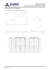 AS6C1016-55BIN Datasheet Page 10