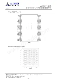 AS6C1608-55BIN Datasheet Page 3