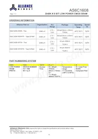 AS6C1608-55BIN Datasheet Page 12