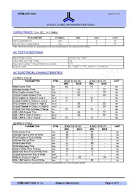 AS6C1616-55BIN Datasheet Pagina 4