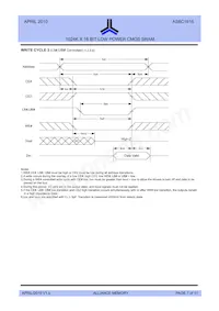 AS6C1616-55TINTR Datasheet Page 7