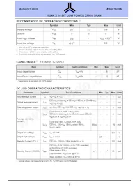 AS6C1616A-55BIN Datasheet Page 4