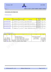 AS6C2008-55TIN Datasheet Page 12