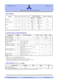 AS6C2016-55BIN Datasheet Page 4