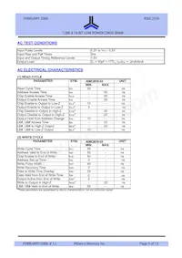 AS6C2016-55BIN Datasheet Page 5