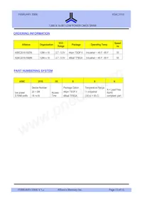 AS6C2016-55BIN Datasheet Page 12