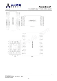 AS6C4008A-55BIN Datenblatt Seite 3