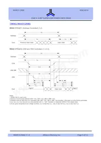 AS6C4016-55BIN Datasheet Page 5