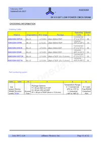 AS6C6264-55STCN Datasheet Page 12