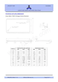AS6C8008-55ZINTR Datasheet Page 8