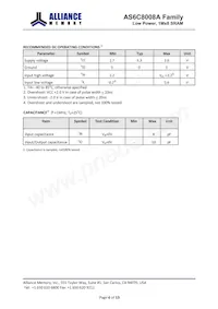 AS6C8008A-45BIN Datasheet Page 6