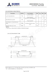 AS6C8008A-45BIN Datasheet Page 11