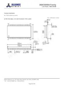 AS6C8008A-45BIN Datasheet Page 12