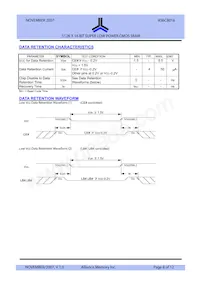 AS6C8016-55ZINTR Datasheet Page 8