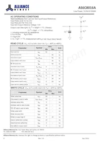 AS6C8016A-55BINTR Datenblatt Seite 6