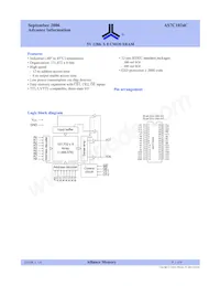 AS7C1024C-12JINTR Datasheet Cover
