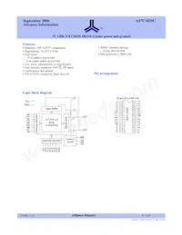 AS7C1025C-15JINTR Datenblatt Cover