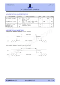 AS7C164A-15JCNTR數據表 頁面 7
