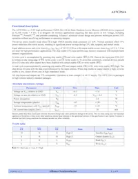 AS7C256A-20TIN Datasheet Page 2