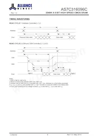 AS7C316096C-10TIN Datasheet Page 7