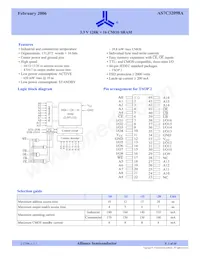 AS7C32098A-20TIN Datasheet Cover