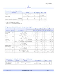 AS7C34098A-20TIN Datasheet Page 3