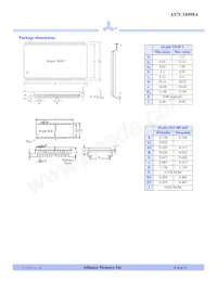 AS7C34098A-20TIN Datasheet Page 8