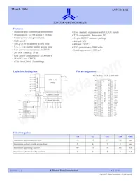 AS7C3513B-15JCN Datasheet Cover