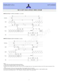 AS7C38096A-10BIN Datasheet Page 7