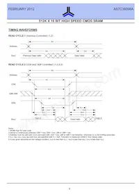 AS7C38098A-10BINTR Datenblatt Seite 6