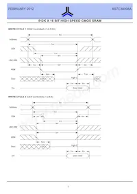 AS7C38098A-10BINTR Datenblatt Seite 7