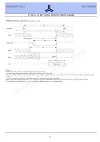 AS7C38098A-10BINTR Datenblatt Seite 8
