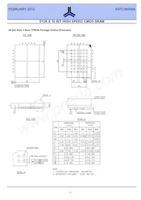 AS7C38098A-10BINTR Datasheet Page 11