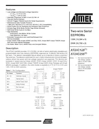 AT24C128Y1-10YU-1.8 Datasheet Cover