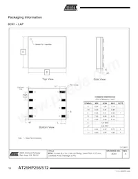 AT25HP512W210SU2.7 Datasheet Pagina 16