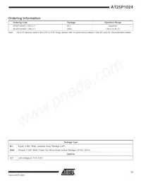 AT25P1024W1-10SI-2.7 Datasheet Pagina 13