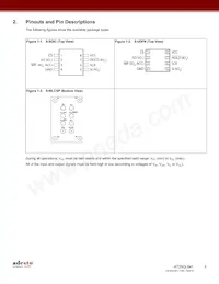 AT25QL641-UUE-T數據表 頁面 3