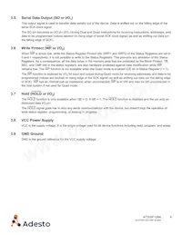 AT25SF128A-SHB-T Datasheet Pagina 6