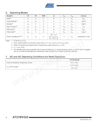 AT27BV020-90JU Datasheet Page 4