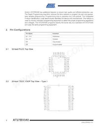 AT27BV040-12JU Datasheet Page 2