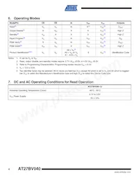 AT27BV040-12JU Datasheet Page 4