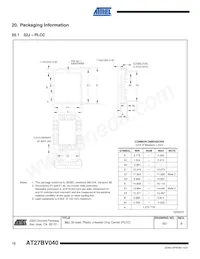 AT27BV040-12JU Datasheet Page 12